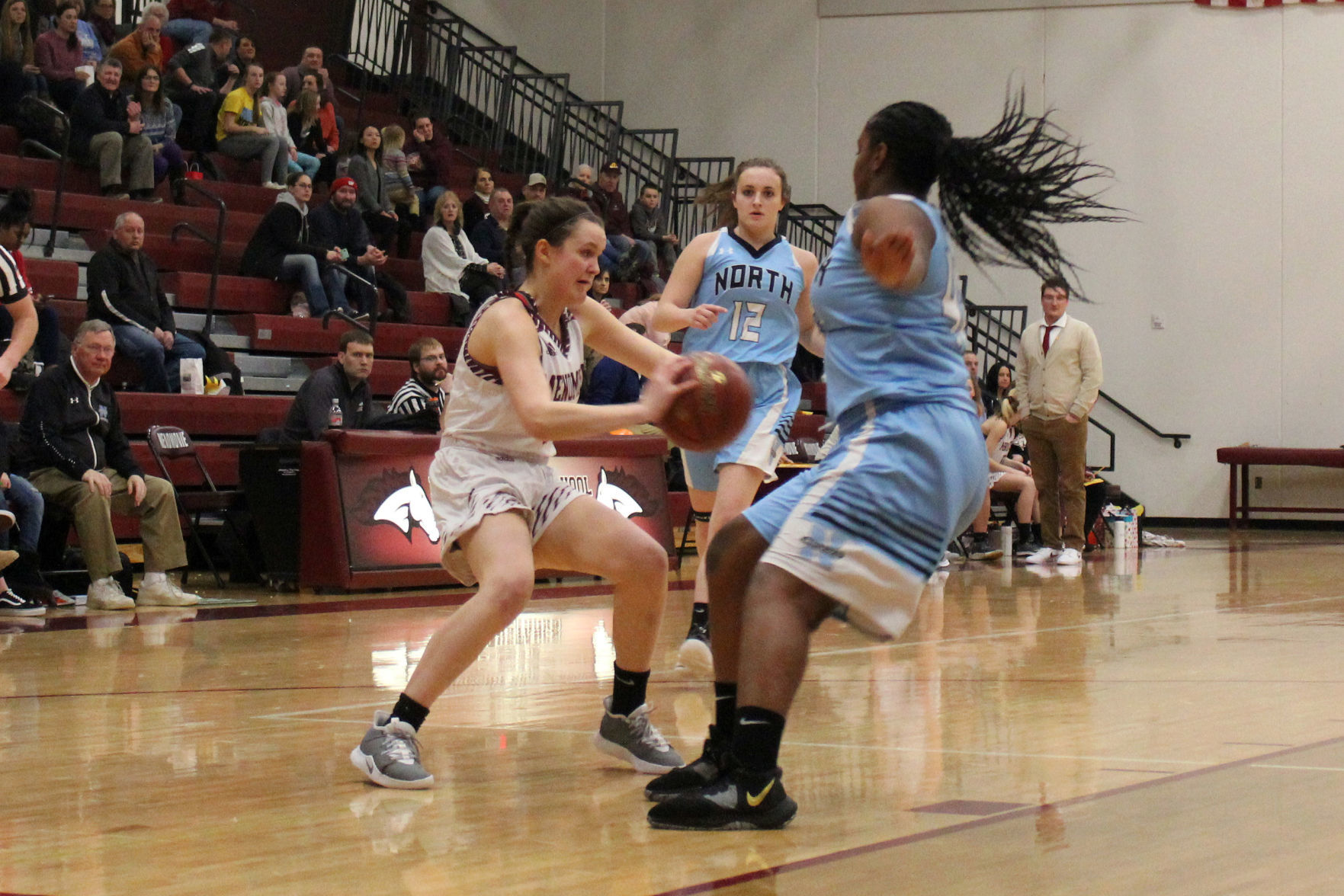 Eau Claire North at Menomonie girls basketball 2-13-20